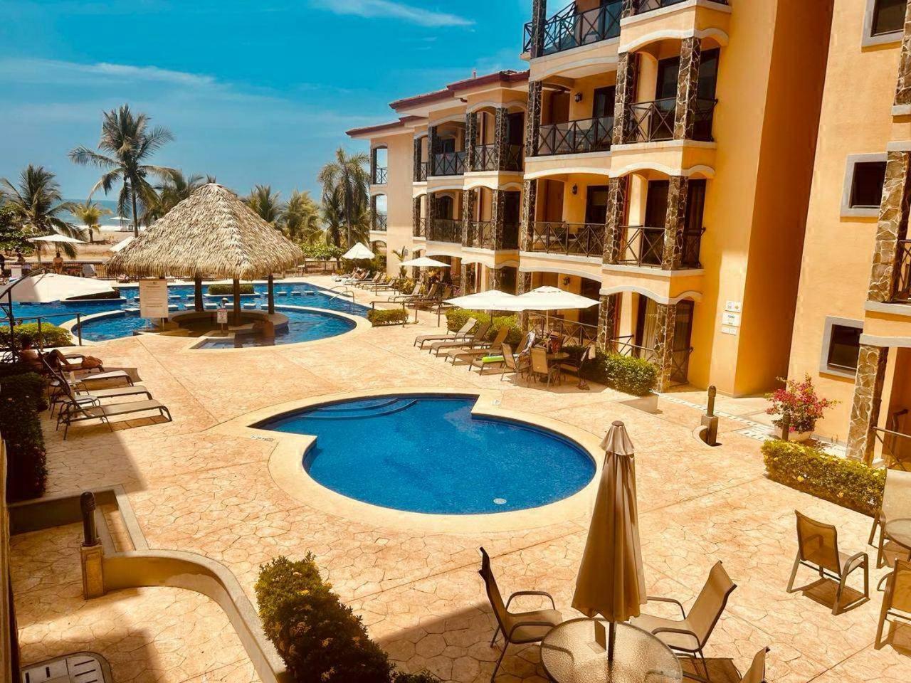 Apartamento De Lujo Las 3 Gotas Jaco, Frente Al Mar Con Vista A La Playa 외부 사진