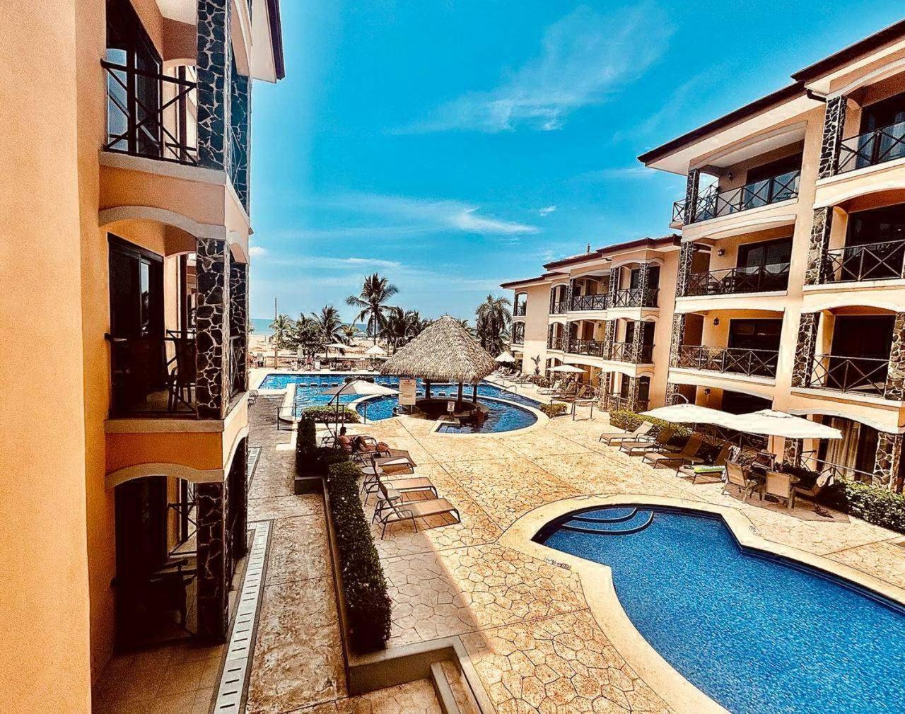 Apartamento De Lujo Las 3 Gotas Jaco, Frente Al Mar Con Vista A La Playa 외부 사진