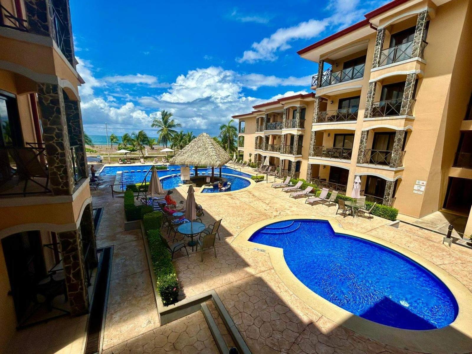 Apartamento De Lujo Las 3 Gotas Jaco, Frente Al Mar Con Vista A La Playa 외부 사진
